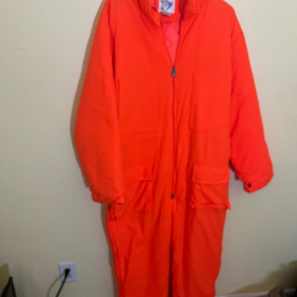 Trophy Club Men’s Bright Orange Hunting Coverall XL